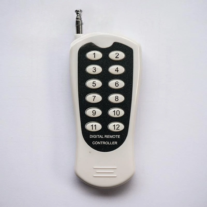Wireless 12-button remote control, 1000 meters in open space, 100-200 meters with obstacles
Wireless 12-button remote control, 1000 meters in open space, 100-200 meters with obstacles