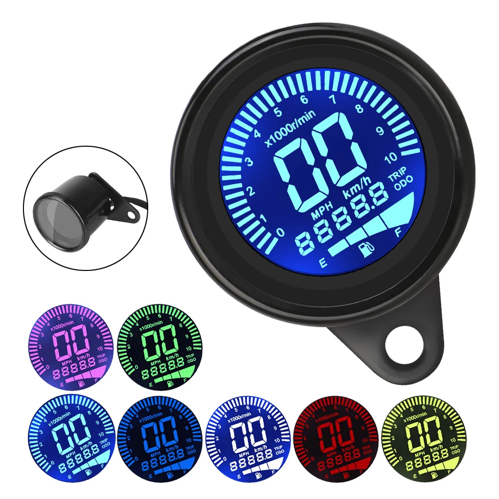 Universal DC12V Scooter ATV Meter LED LCD Tachometer Indicator Retro LCD Odometer Fuel Meter Motorcycle Digital Speedometer
Universal DC12V Scooter ATV Meter LED LCD Tachometer Indicator Retro LCD Odometer Fuel Meter Motorcycle Digital Speedometer