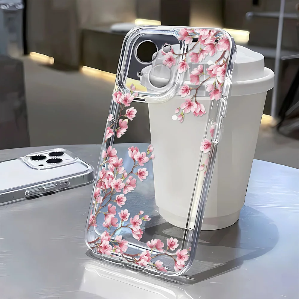 Shockproof Clear Phone Case For iPhone 11 13 14 12 16 Pro Max XR XS MAX X 7 8 Plus SE 2020 Flower Pattern Clear Shockproof Cover
Shockproof Clear Phone Case For iPhone 11 13 14 12 16 Pro Max XR XS MAX X 7 8 Plus SE 2020 Flower Pattern Clear Shockproof Cover