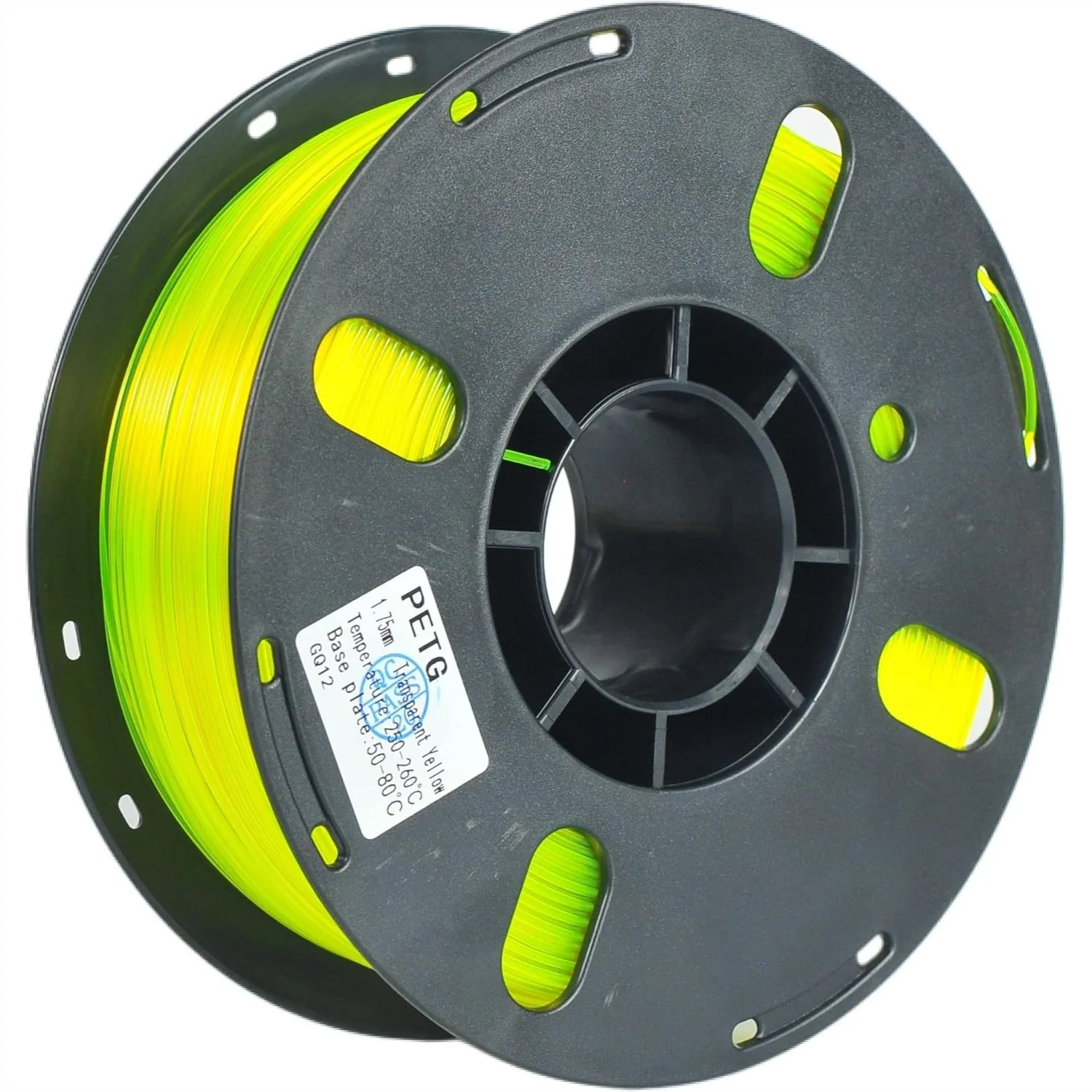 PETG Filament 1.75mm 3D Printer Filament, Dimensional Accuracy +/- 0.03 mm, 1kg Spool Transparent Yellow
PETG Filament 1.75mm 3D Printer Filament, Dimensional Accuracy +/- 0.03 mm, 1kg Spool Transparent Yellow