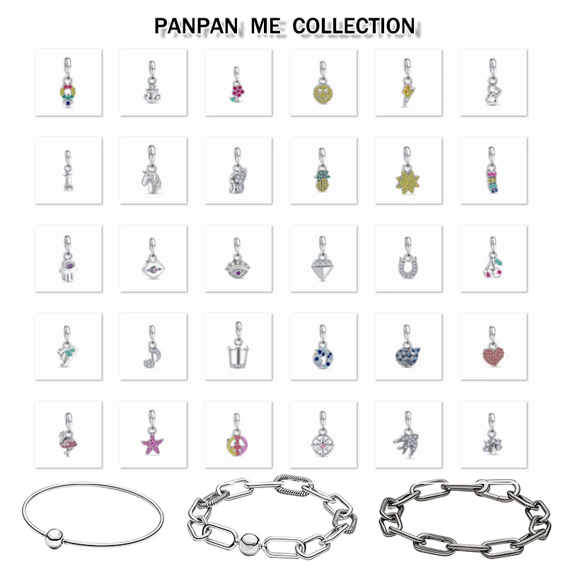 S925 Silver Fashion Beads ME Collection Women appointment Bead Moon Llightning Plant Animal Charm Pendant Fit Pandora Me Beads
S925 Silver Fashion Beads ME Collection Women appointment Bead Moon Llightning Plant Animal Charm Pendant Fit Pandora Me Beads