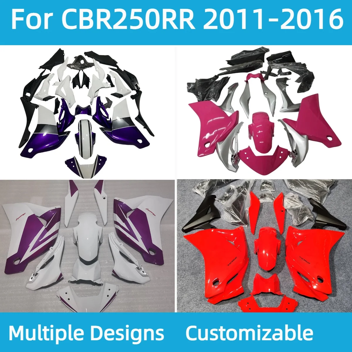 Запасные части, обтекатели для HONDA CBR250RR 2011-2016, комплект обтекателей кузова мотоцикла CBR 250RR 11-16
Запасные части, обтекатели для HONDA CBR250RR 2011-2016, комплект обтекателей кузова мотоцикла CBR 250RR 11-16