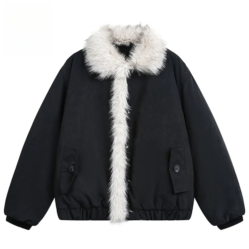Парки с меховым воротником, мужские зимние куртки, утепленные парки, пальто, уличная одежда, Harajuku, большие стеганые куртки, верхняя одежда для мужчин
Парки с меховым воротником, мужские зимние куртки, утепленные парки, пальто, уличная одежда, Harajuku, большие стеганые куртки, верхняя одежда для мужчин