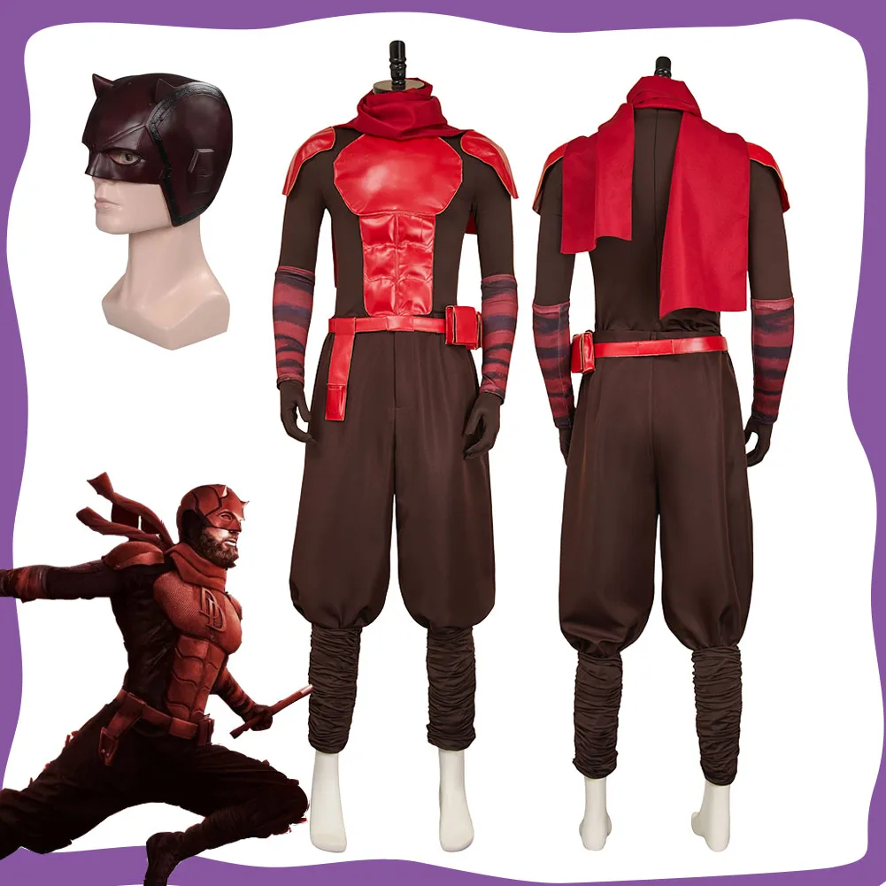 Matt Murdock Cosplay Men Red Jacket Pants Belt Suit Movie Dare Cosplay Devil Costume Outfits Disguise Halloween Carnival Clothes
Matt Murdock Cosplay Men Red Jacket Pants Belt Suit Movie Dare Cosplay Devil Costume Outfits Disguise Halloween Carnival Clothes