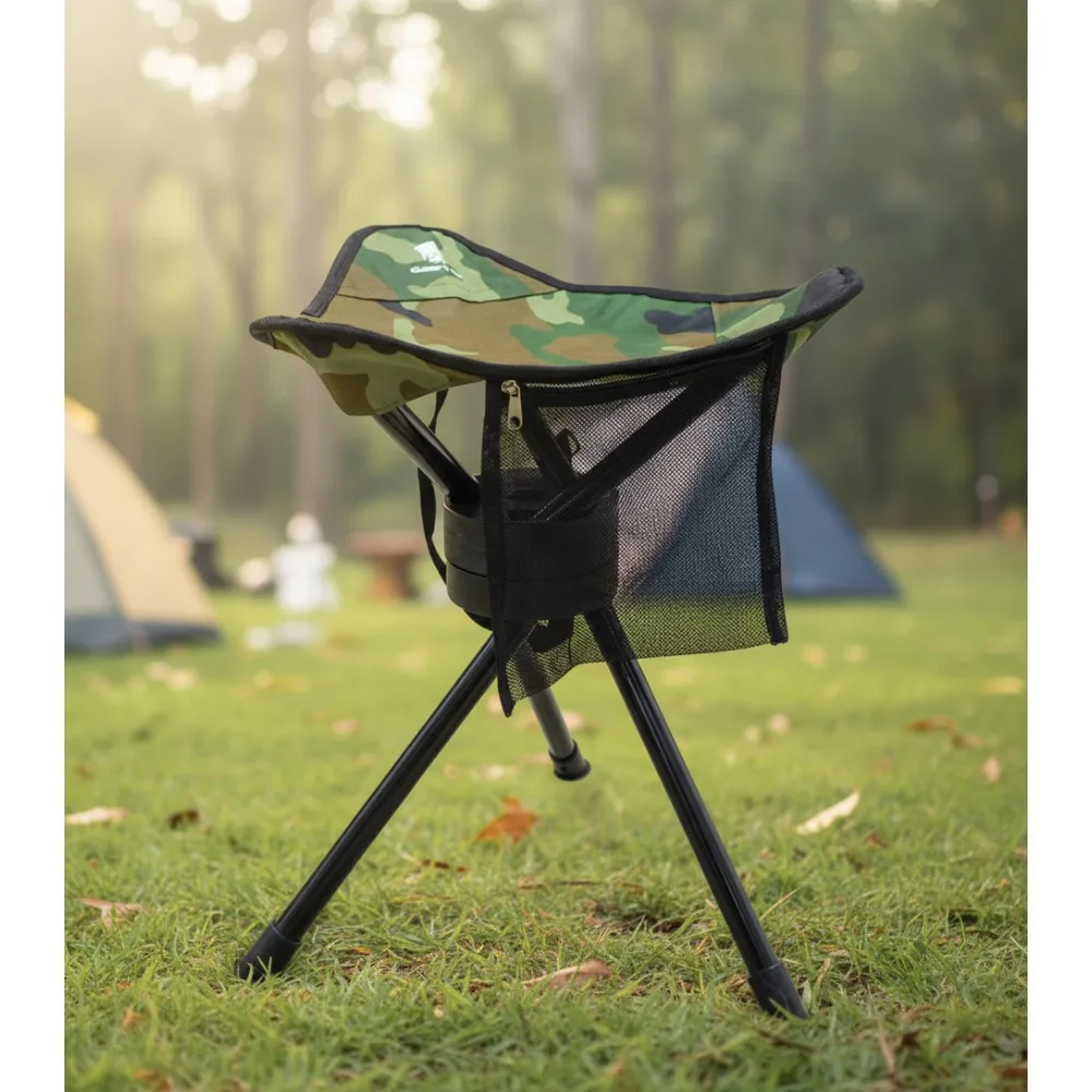 Portable 360° Swivel Folding Stool Lightweight Tripod Chair for Camping Hiking Fishing Outdoor
Portable 360° Swivel Folding Stool Lightweight Tripod Chair for Camping Hiking Fishing Outdoor