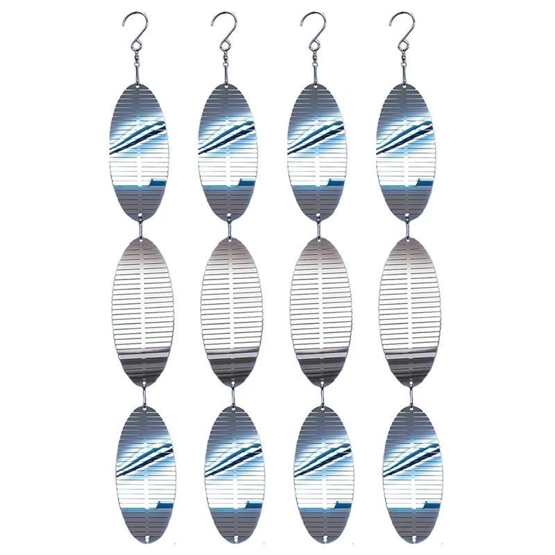 4Set Metal Bird Scare Discs Shiny Wind Spinners With Bird Reflectors, Outdoor Home Garden Decoration Hanging
4Set Metal Bird Scare Discs Shiny Wind Spinners With Bird Reflectors, Outdoor Home Garden Decoration Hanging