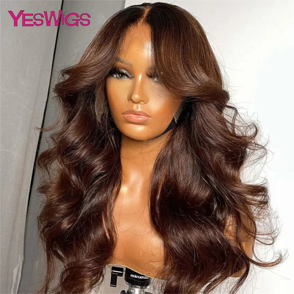 Chocolate Brown Body Wave Lace Front Wigs Glueless HD 13x6 Lace Frontal Wig 100% Human Hair W Body Wave Colored Human Hair Wigs
Chocolate Brown Body Wave Lace Front Wigs Glueless HD 13x6 Lace Frontal Wig 100% Human Hair W Body Wave Colored Human Hair Wigs