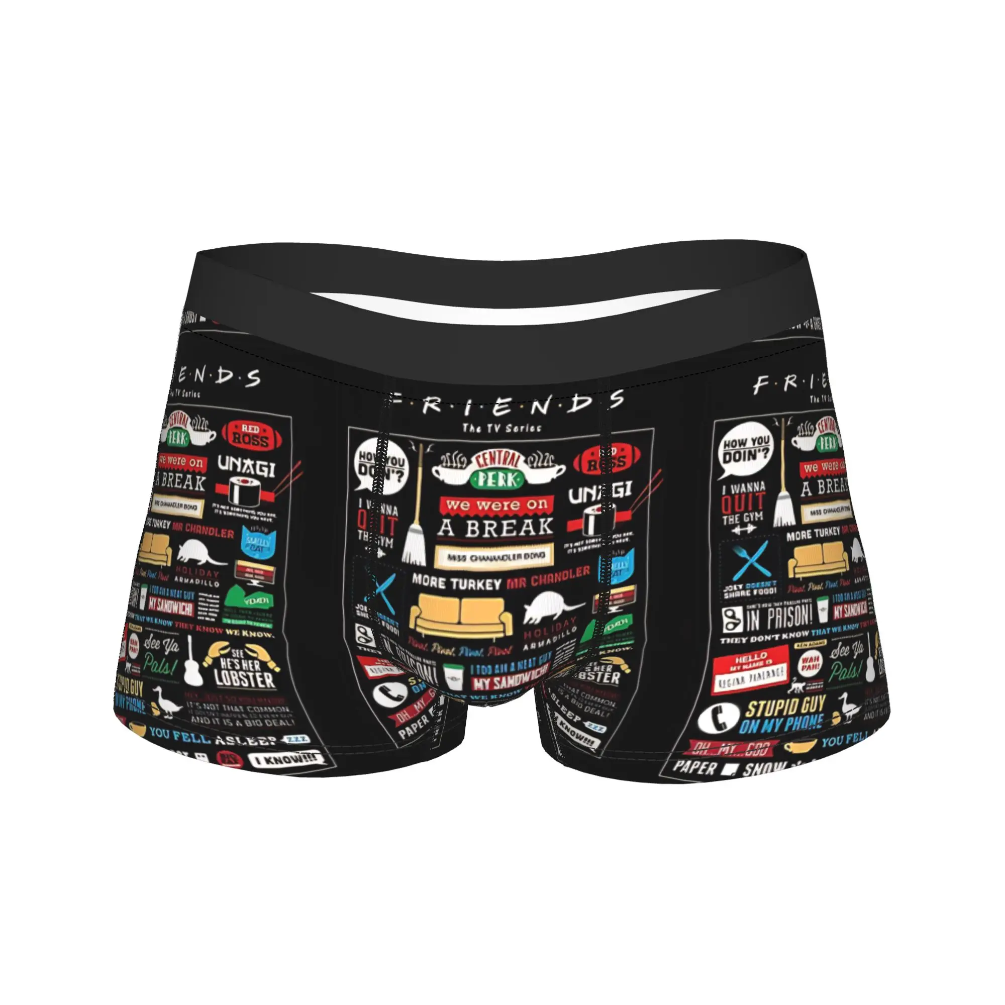 Friends Vintage Symbols Underwear Printing Boxer Shorts Hot Sale Men's Panties Comfortable Shorts Briefs Birthday Gift
Friends Vintage Symbols Underwear Printing Boxer Shorts Hot Sale Men's Panties Comfortable Shorts Briefs Birthday Gift