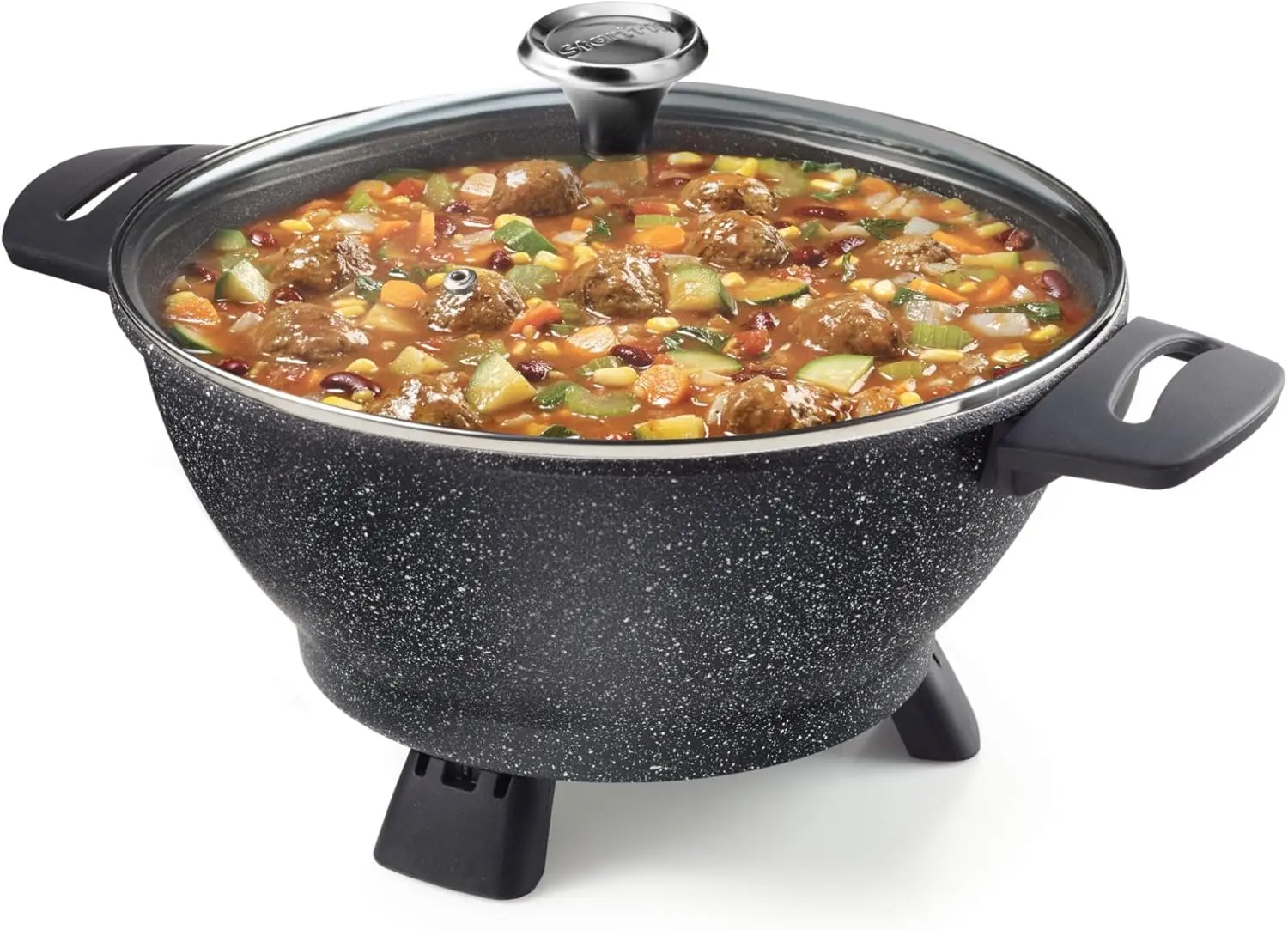 Electric Multi Pot with Non-Stick Coating, 4.5L Capacity, Adjustable Temperature Control
Electric Multi Pot with Non-Stick Coating, 4.5L Capacity, Adjustable Temperature Control