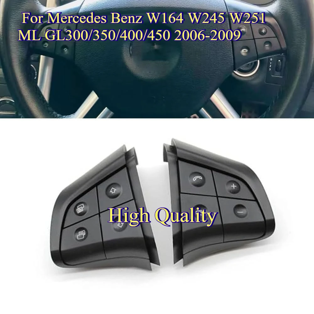 Car Multi-function Steering Wheel Buttons Kit Phone Control Keys For Mercedes Benz W164 W245 W251 ML GL300/350/400/450 2006-2009
Car Multi-function Steering Wheel Buttons Kit Phone Control Keys For Mercedes Benz W164 W245 W251 ML GL300/350/400/450 2006-2009