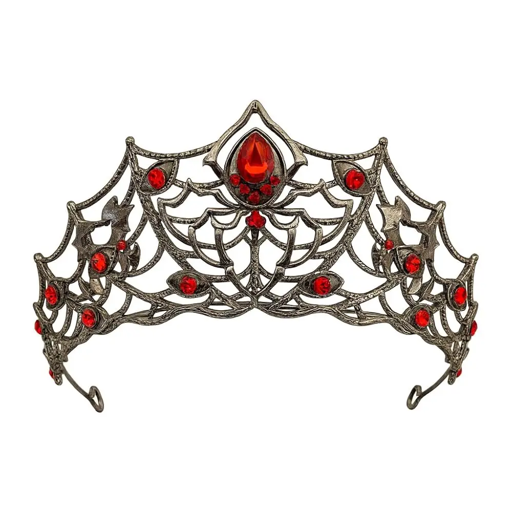 Gothic Black Spider Web Crystal Tiara Crown for Women Girls, Dark Queen Halloween Cosplay Headpiece, Vintage Rhinestone Headb
Gothic Black Spider Web Crystal Tiara Crown for Women Girls, Dark Queen Halloween Cosplay Headpiece, Vintage Rhinestone Headb