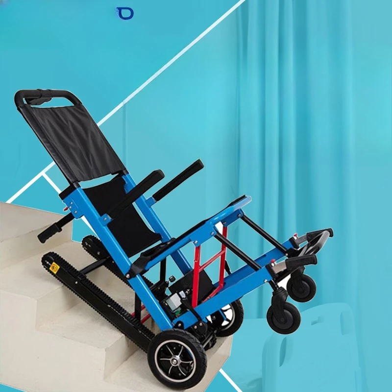 Electric stair climbing wheelchair for the elderly up and down stairs climbing machine for the disabled lightweight folding 
Electric stair climbing wheelchair for the elderly up and down stairs climbing machine for the disabled lightweight folding