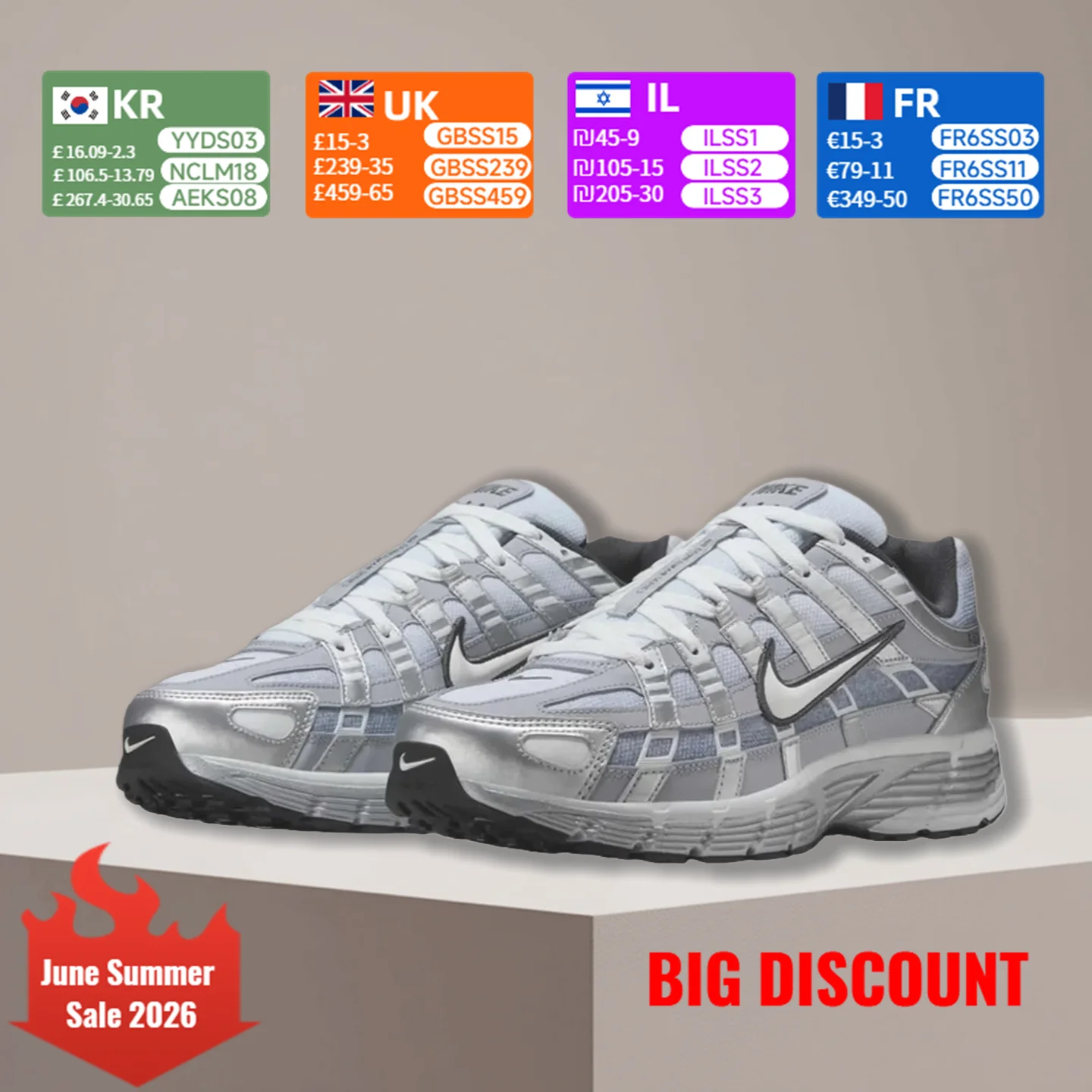 Nike P-6000 CNPT Performance Running Shoes Unisex - Advanced Cushioning & Stability for Men Women IH4465-095
Nike P-6000 CNPT Performance Running Shoes Unisex - Advanced Cushioning & Stability for Men Women IH4465-095