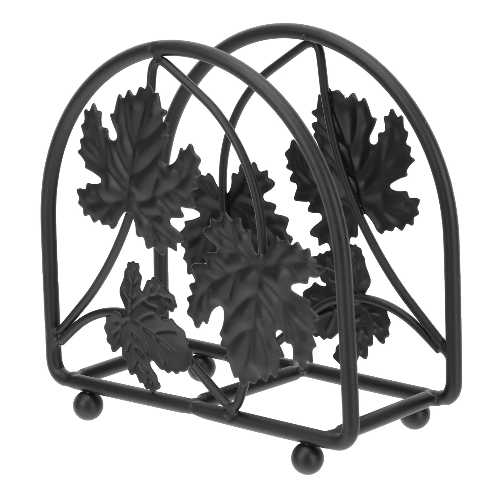 1pc Iron Wire Napkin Holder Grape Leaf Design Compact Tissue Rack For Kitchen Bathroom Napkin Stand Rust Resistant
1pc Iron Wire Napkin Holder Grape Leaf Design Compact Tissue Rack For Kitchen Bathroom Napkin Stand Rust Resistant