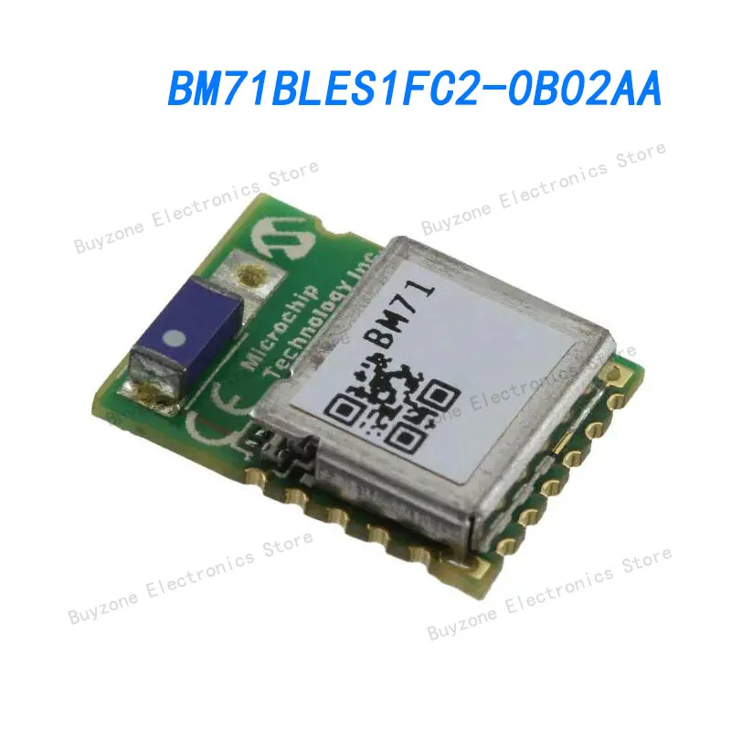 BM71BLES1FC2-0B02AA 802.15.1 Bluetooth BLE Module, Shielded, Antenna, 9x11.5mm, Industrial Temp
BM71BLES1FC2-0B02AA 802.15.1 Bluetooth BLE Module, Shielded, Antenna, 9x11.5mm, Industrial Temp