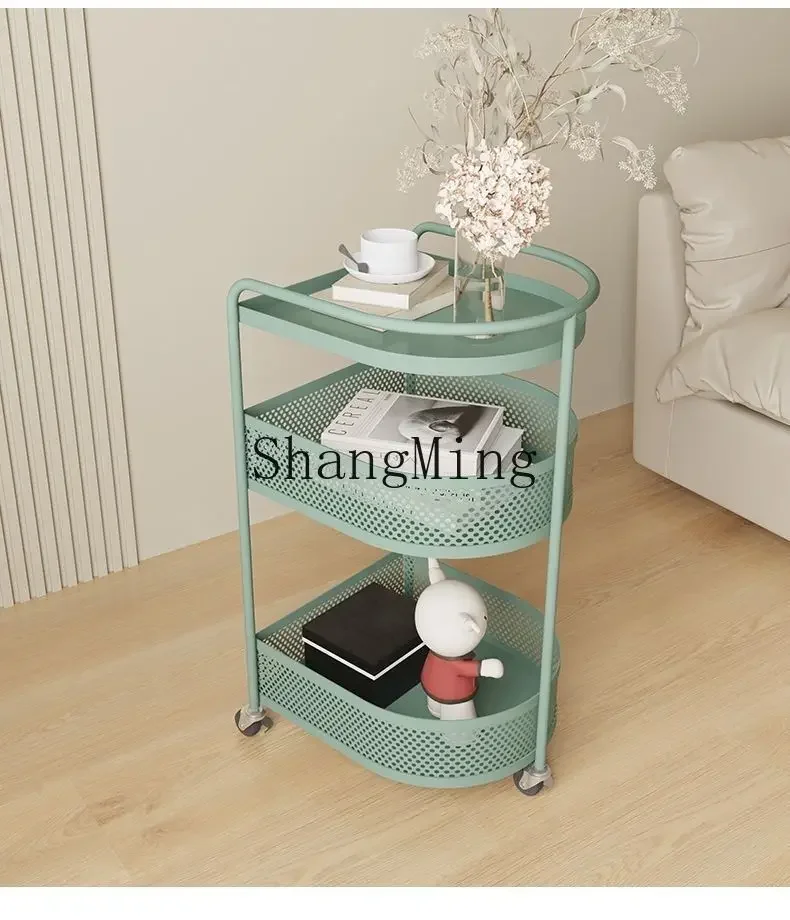 FG simple sofa mini mobile wheeled coffee table living room balcony glass bedside storage trolley
FG simple sofa mini mobile wheeled coffee table living room balcony glass bedside storage trolley
