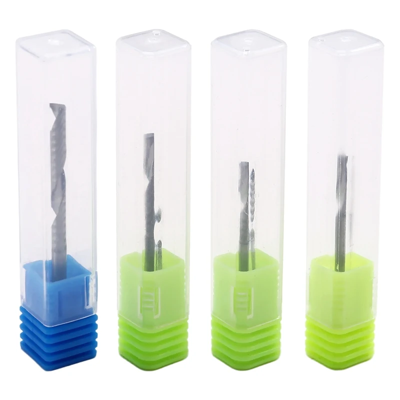 4PCS 3.175Mm UP & DOWN Cut Single Flutes Spiral Carbide Mill Tool CNC Router Compression Wood End Mill Cutter Bit
4PCS 3.175Mm UP & DOWN Cut Single Flutes Spiral Carbide Mill Tool CNC Router Compression Wood End Mill Cutter Bit
