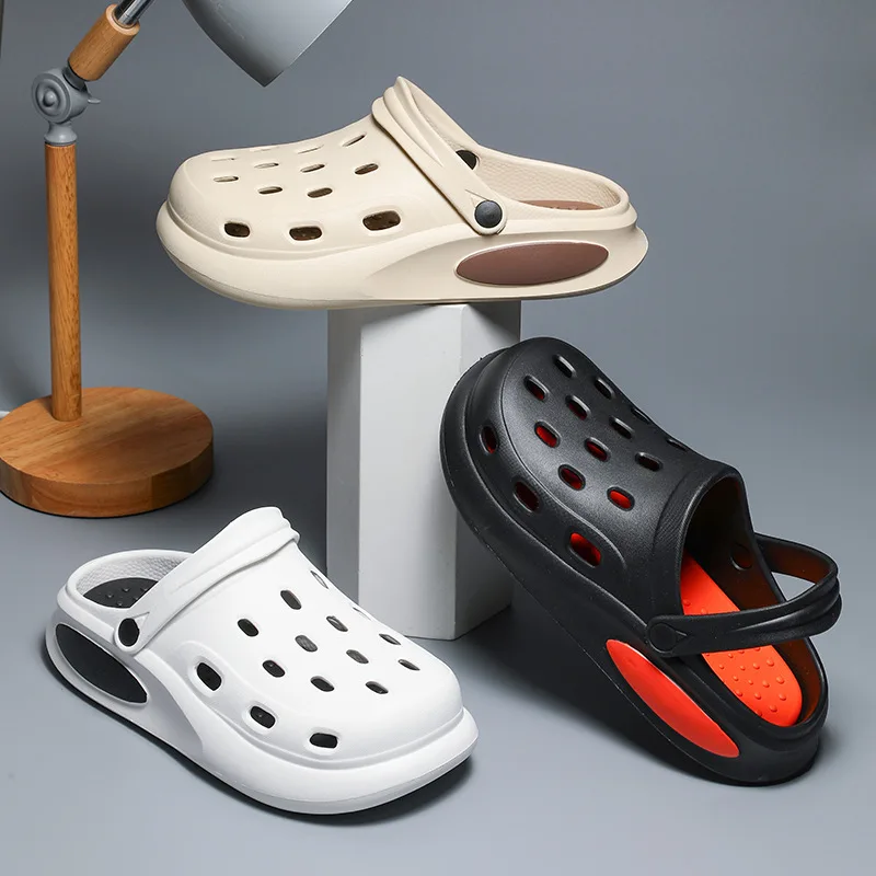 Large Size Slides Men's Trendy Garden Shoes Eva Soft Sole Hollow Baotou Flip-flops Sandals for Men's Leisure Beach Slippers
Large Size Slides Men's Trendy Garden Shoes Eva Soft Sole Hollow Baotou Flip-flops Sandals for Men's Leisure Beach Slippers