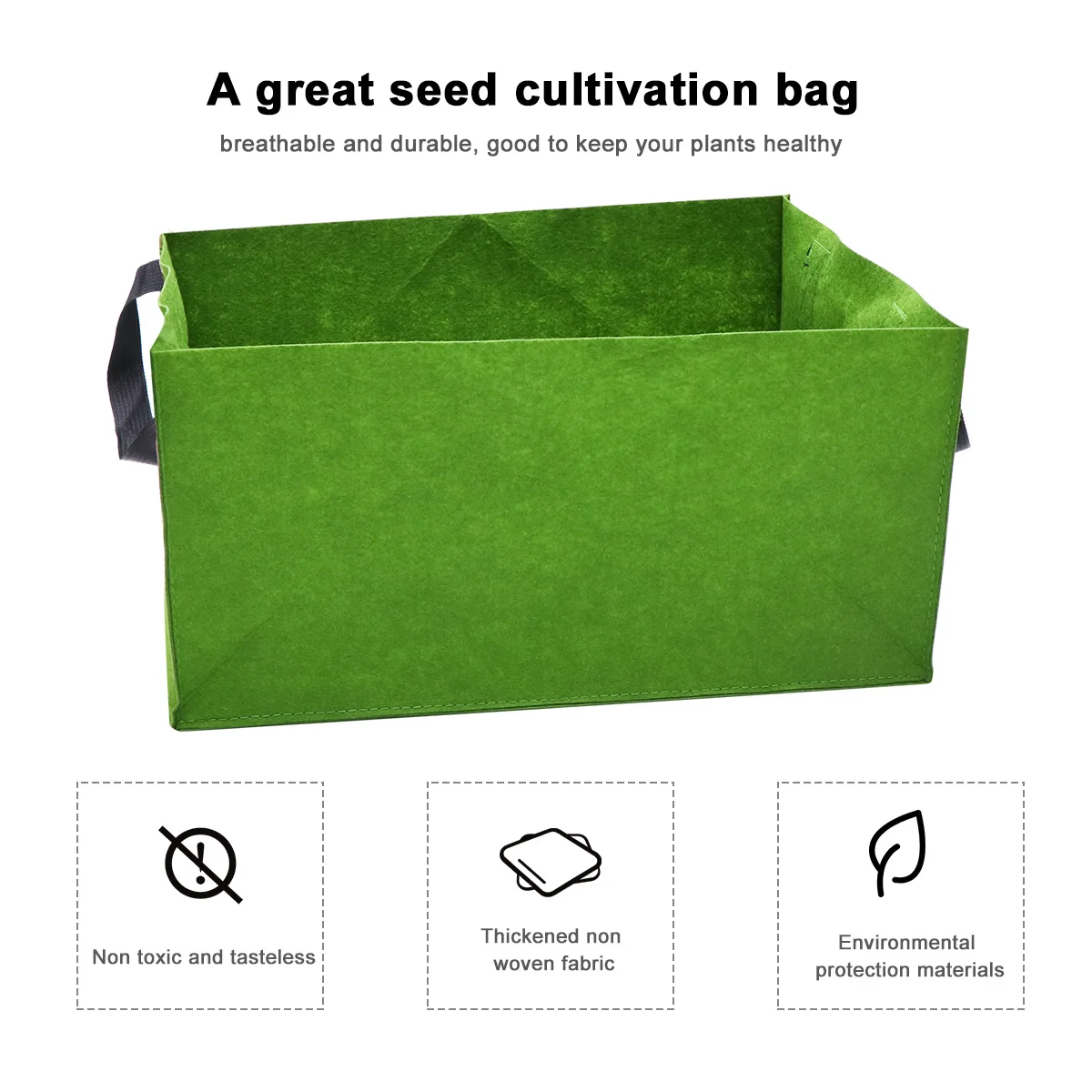 2pcs Planting Bag Felt Grow Bags for Vegetables Herbs Succulents Durable Breathable Garden Pouch Use Thin
2pcs Planting Bag Felt Grow Bags for Vegetables Herbs Succulents Durable Breathable Garden Pouch Use Thin