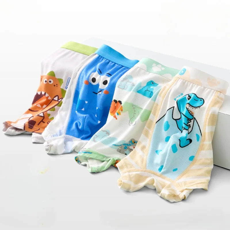 Summer Boys Thin Mesh Breathable Panties 4PCS Kids Soft Comfort Antibacterial Panty Briefs 3+y Young Child Cute Print Underwears
Summer Boys Thin Mesh Breathable Panties 4PCS Kids Soft Comfort Antibacterial Panty Briefs 3+y Young Child Cute Print Underwears
