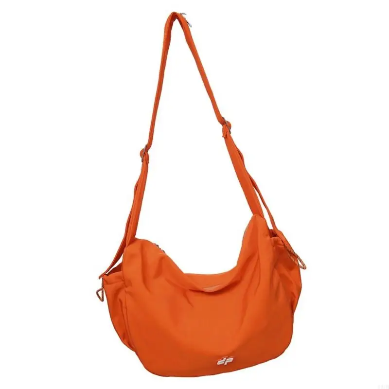 Women Men Nylon Large Capacity Adjustable Strap Shoulder Bag for School Shopping Travel Solid Color Casual Crossbody Bag
Women Men Nylon Large Capacity Adjustable Strap Shoulder Bag for School Shopping Travel Solid Color Casual Crossbody Bag