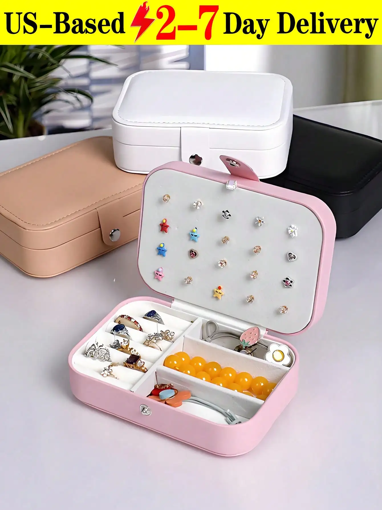 Travel Pu Leather Jewelry Box, Travel Jewelry Organizer, Multifunctional Waterproof Jewelry Box, Large Capacity Jewelry Box, Portable Jewelry Organizer, Pu Leather Ring Box, Hair Jewelry Organizer, Earring Organizer, Jewelry Organizer,
Travel Pu Leather Jewelry Box, Travel Jewelry Organizer, Multifunctional Waterproof Jewelry Box, Large Capacity Jewelry Box, Portable Jewelry Organizer, Pu Leather Ring Box, Hair Jewelry Organizer, Earring Organizer, Jewelry Organizer,
