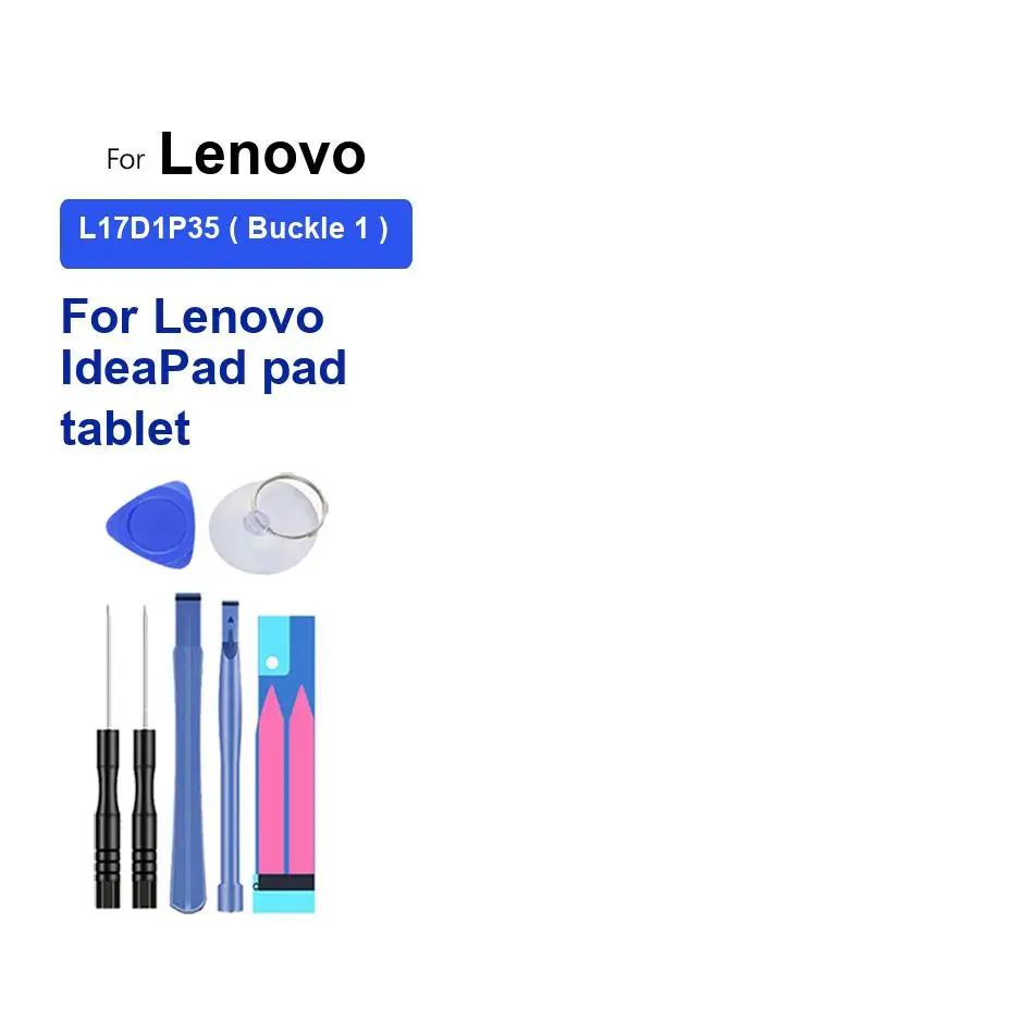 2200mAh For Lenovo Ideapad Pad Tablet Tablet Battery Lightweight L17D1P35 Buckle 1
2200mAh For Lenovo Ideapad Pad Tablet Tablet Battery Lightweight L17D1P35 Buckle 1