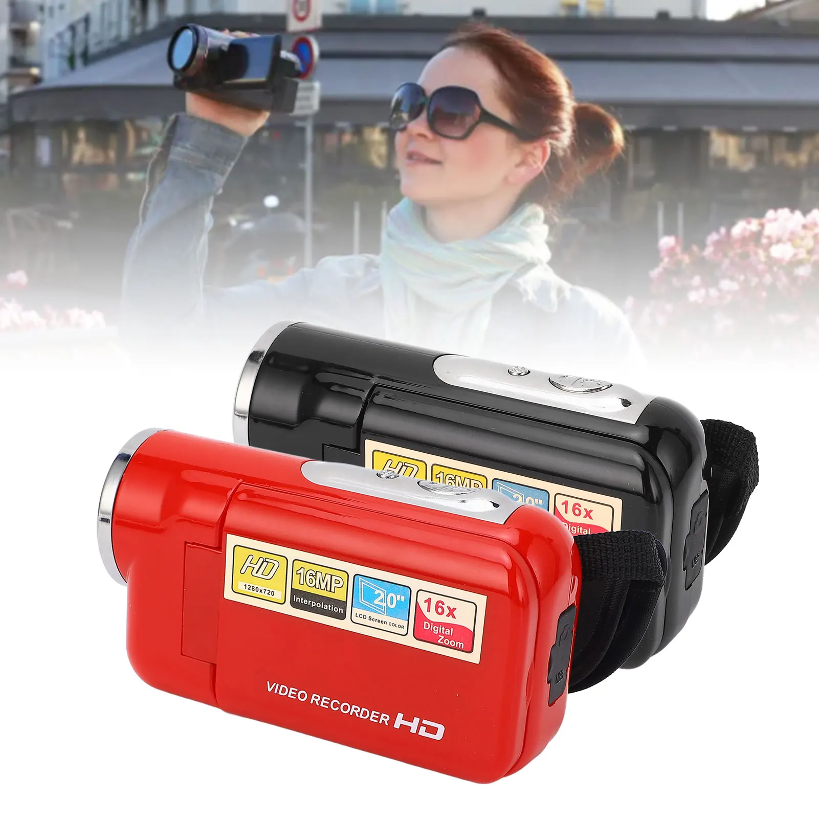 Video Camera Selfie 1/4 Inch Thread Hole 16MP 1080P HD Electronic Image Stabilization USB Digital Camera Recorder for Wedding
Video Camera Selfie 1/4 Inch Thread Hole 16MP 1080P HD Electronic Image Stabilization USB Digital Camera Recorder for Wedding