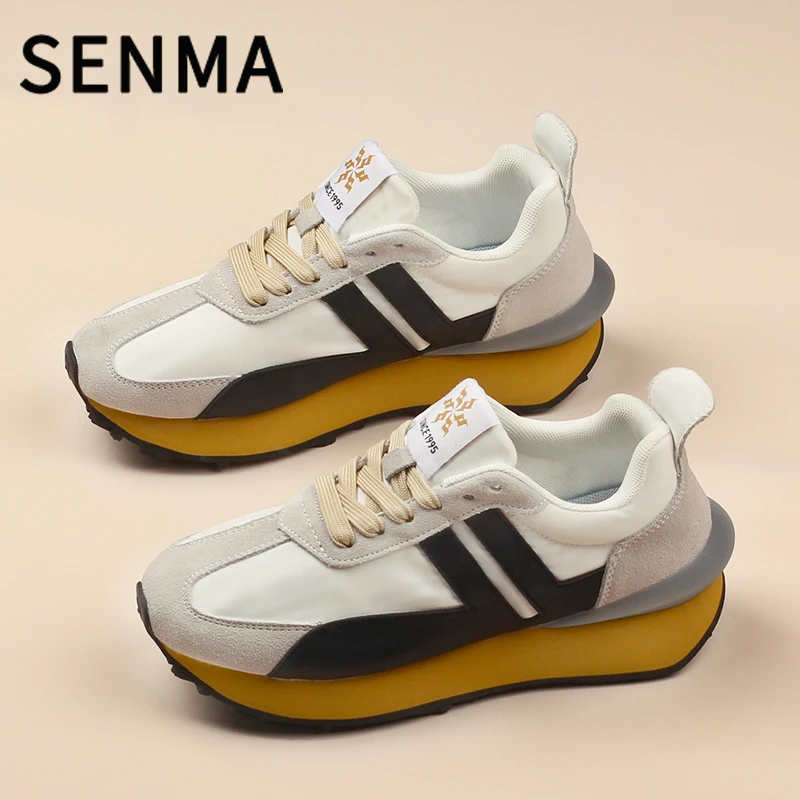 SENMA Thick Soled Casual Shoes Couple's Skate Shoes Lightweight Women's Sports Shoes Men's Sneakers Tennis shoes Running Shoes
SENMA Thick Soled Casual Shoes Couple's Skate Shoes Lightweight Women's Sports Shoes Men's Sneakers Tennis shoes Running Shoes