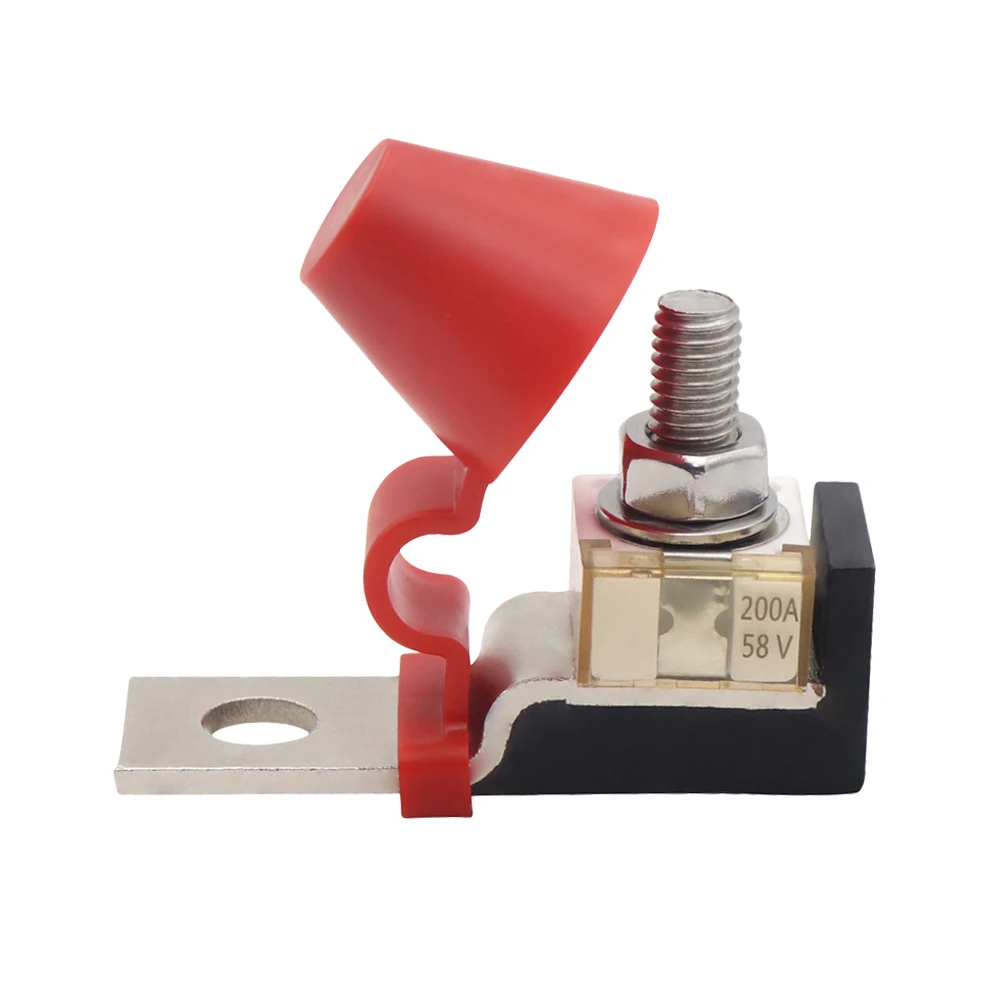M8 Marine Rated Battery Fuse 30A-300A Marine Battery Terminal Holder with 58V Ring Fuse for Boat Truck for RV Cruise Ship Crane
M8 Marine Rated Battery Fuse 30A-300A Marine Battery Terminal Holder with 58V Ring Fuse for Boat Truck for RV Cruise Ship Crane