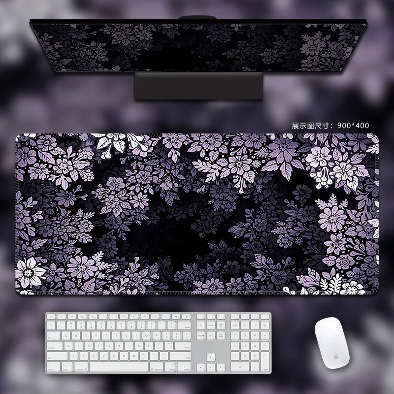 Purple Floral Large Mouse Pad Aesthetic Botanical Desk Mat 900x400 Extended Keyboard Pad for Home Office PC Room Decor
Purple Floral Large Mouse Pad Aesthetic Botanical Desk Mat 900x400 Extended Keyboard Pad for Home Office PC Room Decor
