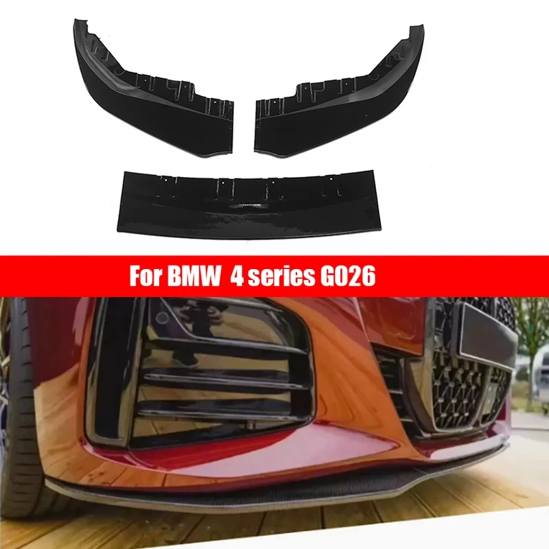 For BMW 4 series G26 Bright Black Front lip Car Front Bumper Diverter Spoiler Diffuser glossy black Front lip chin body ki
For BMW 4 series G26 Bright Black Front lip Car Front Bumper Diverter Spoiler Diffuser glossy black Front lip chin body ki
