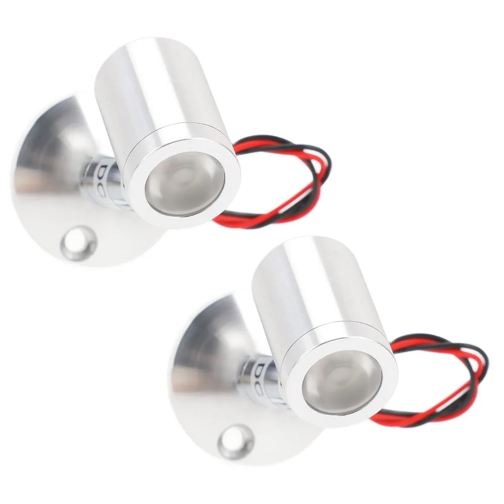 2 Pack DC 12V LED Spotlights Aluminum Alloy Body Silver Mini LED Spotlights Adjustable Angle Rotatable LED Spot Lights Gallery
2 Pack DC 12V LED Spotlights Aluminum Alloy Body Silver Mini LED Spotlights Adjustable Angle Rotatable LED Spot Lights Gallery