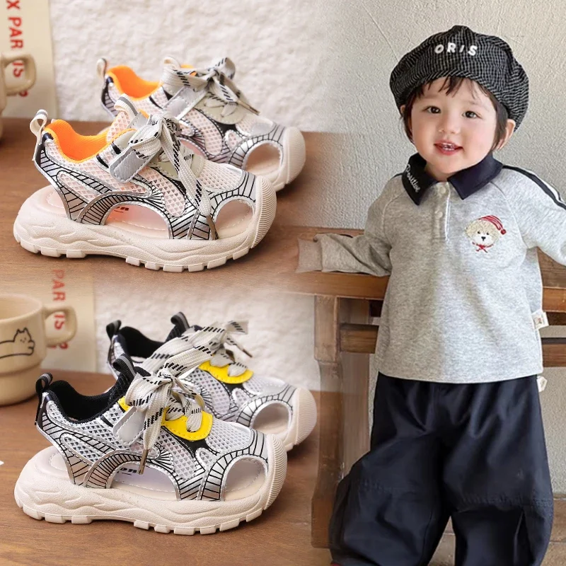 Kids Mesh Sandals Summer Boys Girls Breathable Closed Toe Shoes Toddler Outdoor Sports Sandals Children Casual Walking Shoes
Kids Mesh Sandals Summer Boys Girls Breathable Closed Toe Shoes Toddler Outdoor Sports Sandals Children Casual Walking Shoes