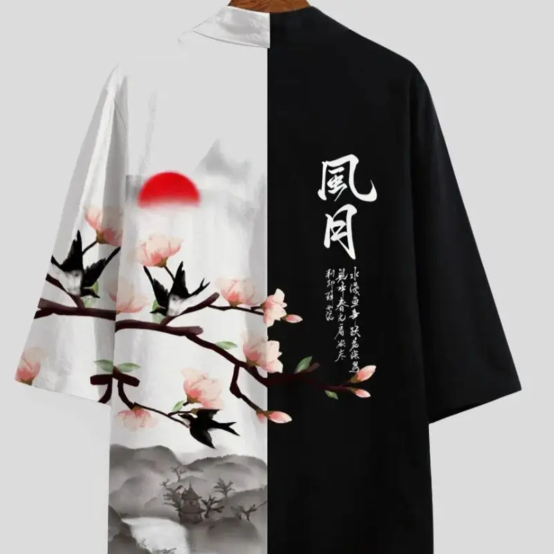 Рубашка с принтом в японском стиле, традиционное кимоно для косплея хаори, женское и мужское модное кардиган в стиле Харадзюку, юката 4XL
Рубашка с принтом в японском стиле, традиционное кимоно для косплея хаори, женское и мужское модное кардиган в стиле Харадзюку, юката 4XL