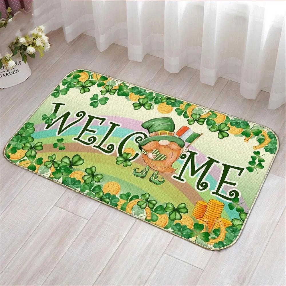 Cartoon St. Patrick Bedroom Carpet Non-slip Oil-proof Kitchen Floor Mat Bathroom Diatom Mud Mats Home Decoration Waterproof Rug
Cartoon St. Patrick Bedroom Carpet Non-slip Oil-proof Kitchen Floor Mat Bathroom Diatom Mud Mats Home Decoration Waterproof Rug