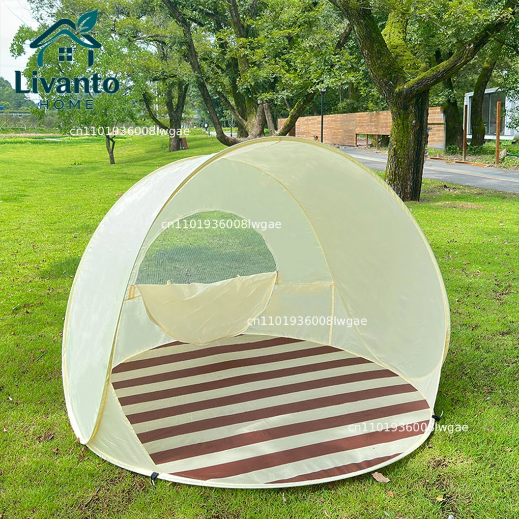 Reusable Outdoor Portable Camping One Click Open 3-4 People Tent Large Space Sunshade Beach Sun Shelter Tent Garden Beach Tent
Reusable Outdoor Portable Camping One Click Open 3-4 People Tent Large Space Sunshade Beach Sun Shelter Tent Garden Beach Tent