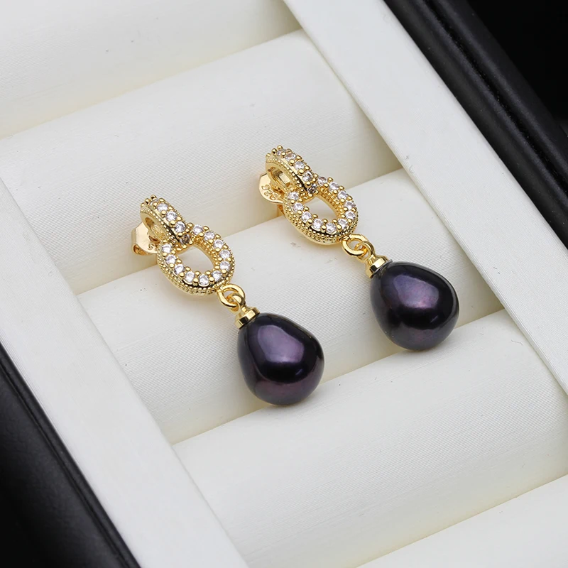 2024 New In Black Pearl Earrings For Women,Trend Natural Freshwater Pearl Earrings Wife Bridal Gift
2024 New In Black Pearl Earrings For Women,Trend Natural Freshwater Pearl Earrings Wife Bridal Gift