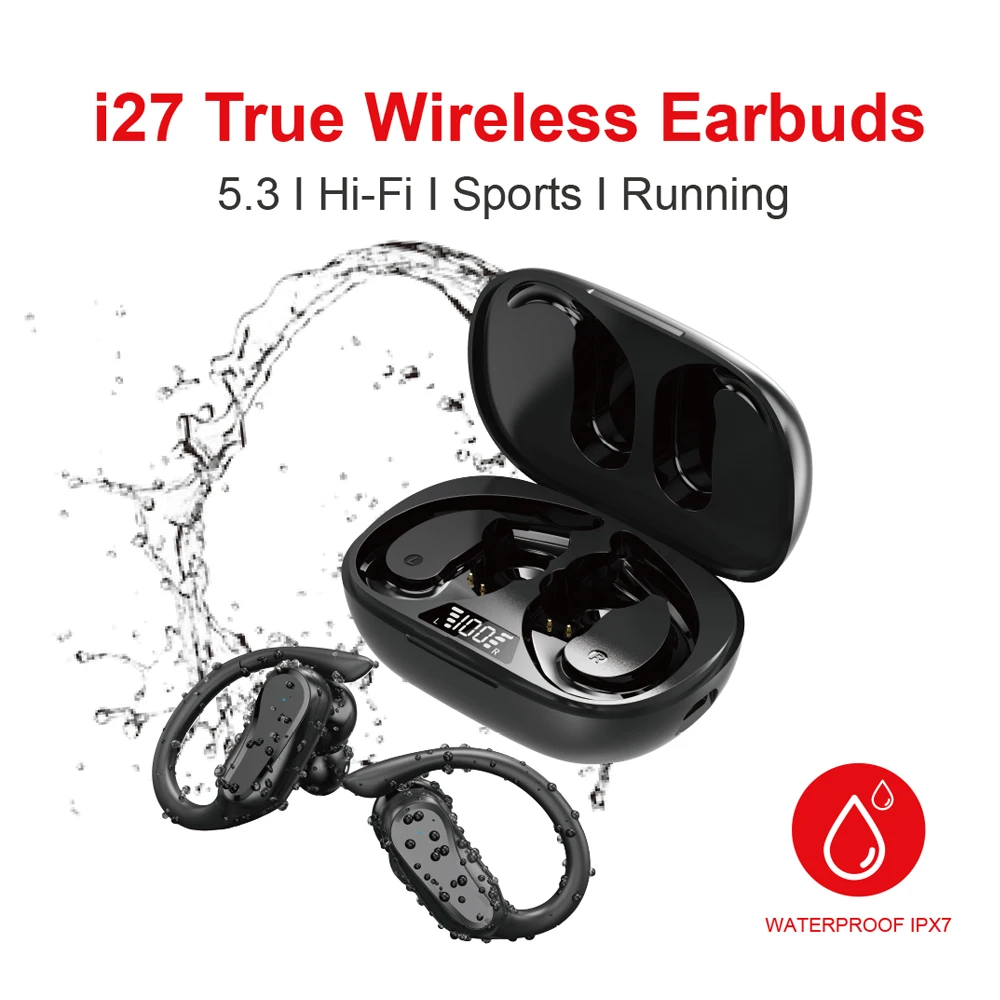 2025 BLAST! i27 TWS Earphones Bluetooth 5.3 Wireless Headphones Waterproof HiFi Stereo Noise Reduction Sports Earbuds with Mic
2025 BLAST! i27 TWS Earphones Bluetooth 5.3 Wireless Headphones Waterproof HiFi Stereo Noise Reduction Sports Earbuds with Mic
