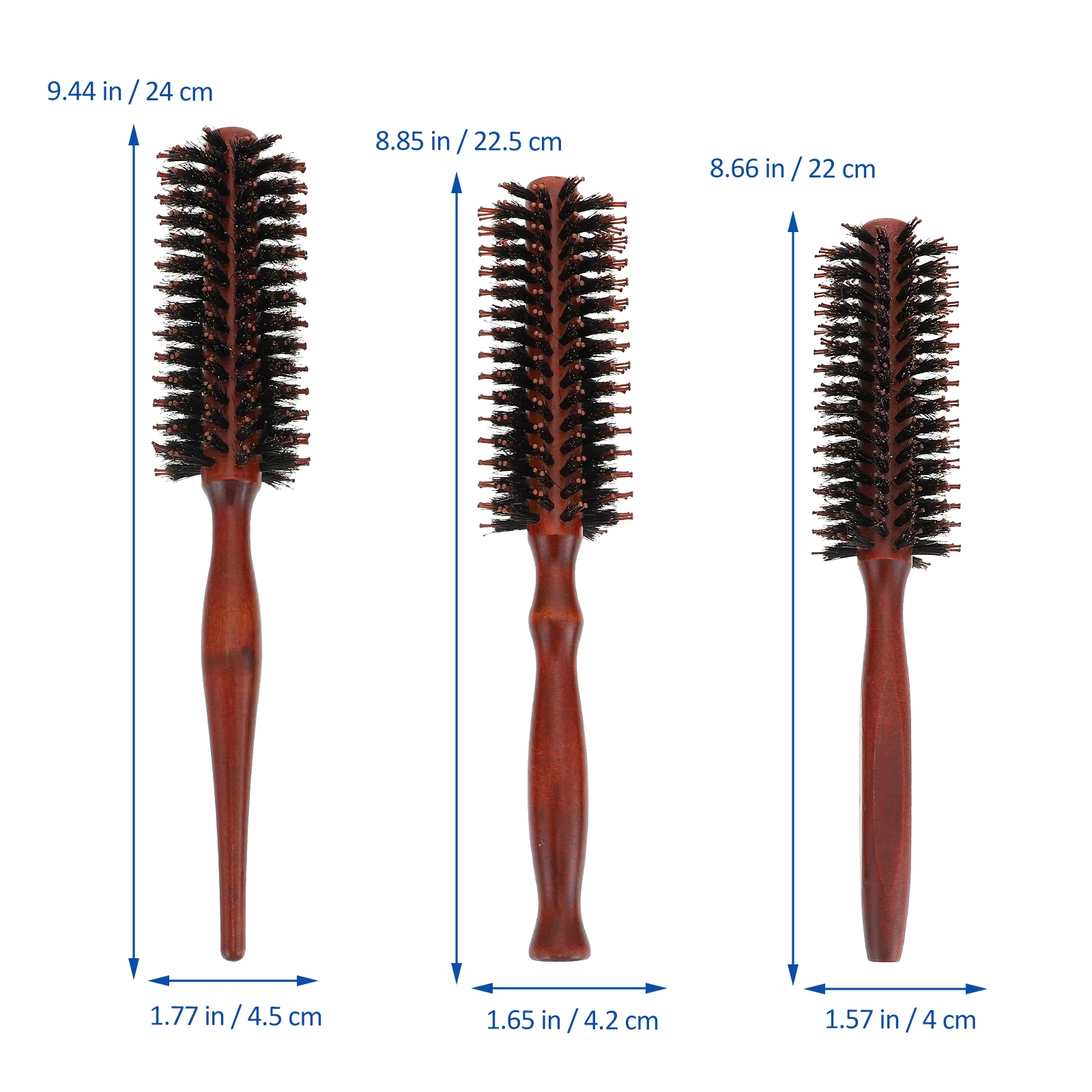 3Pcs Pig Bristle Curling Comb Round Hair Brush Natural Detangling Styling Salon Wooden Handle Massaging Smooth
3Pcs Pig Bristle Curling Comb Round Hair Brush Natural Detangling Styling Salon Wooden Handle Massaging Smooth