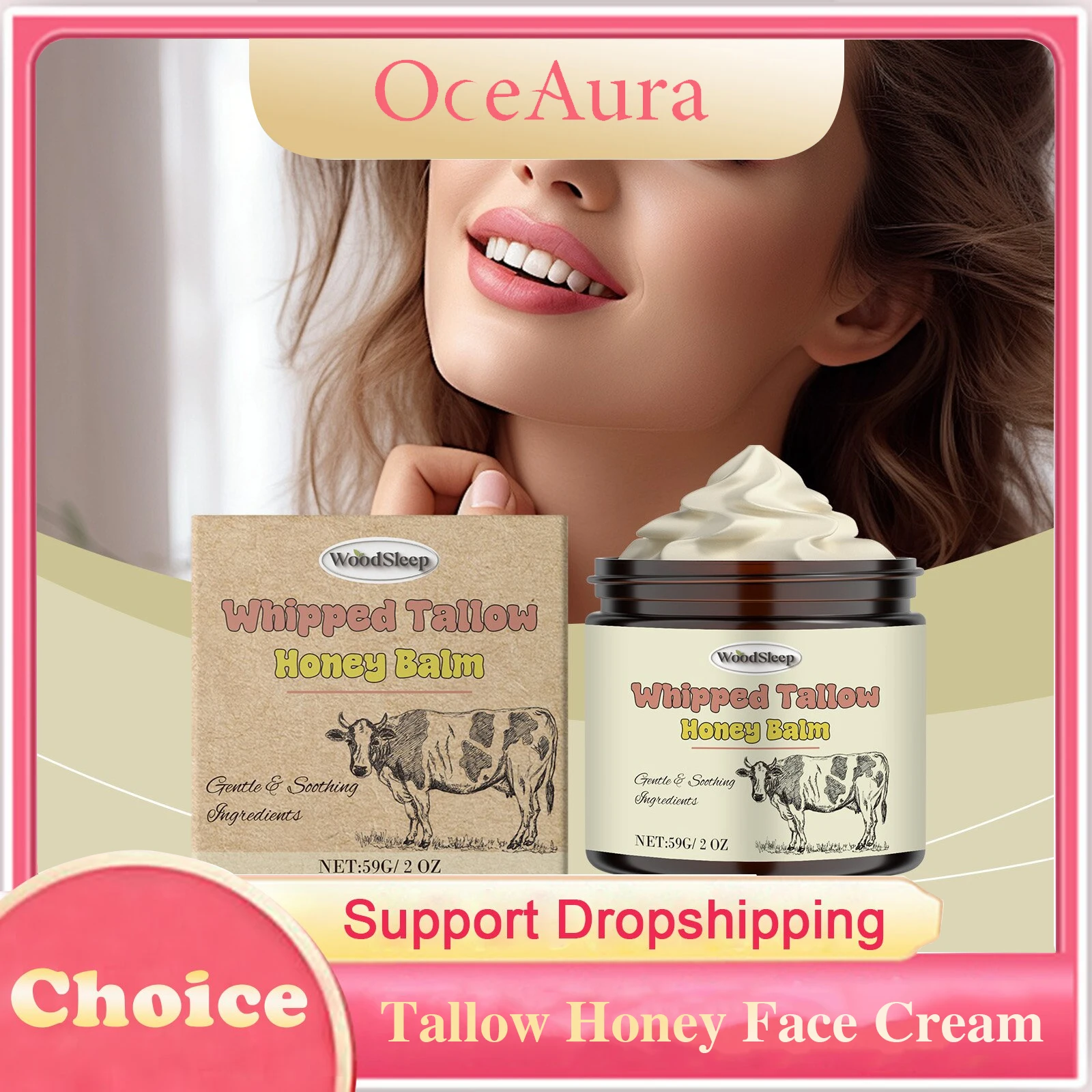 Tallow Honey Face Cream Deeply Nourish Enhance Skin Elasticity Wrinkle Removal Anti Dryness Brightening Tallow Honey Moisturizer
Tallow Honey Face Cream Deeply Nourish Enhance Skin Elasticity Wrinkle Removal Anti Dryness Brightening Tallow Honey Moisturizer