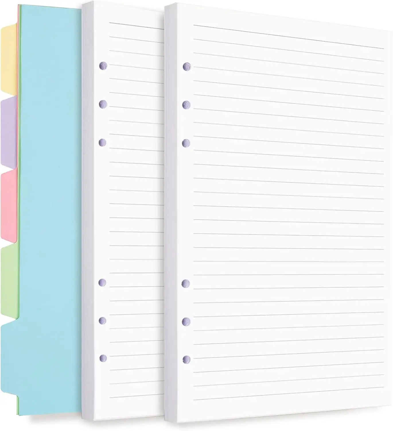 A5 Refill Paper 240 Pages Lined Loose Leaf for 6 Ring Binder Planner Journal
A5 Refill Paper 240 Pages Lined Loose Leaf for 6 Ring Binder Planner Journal