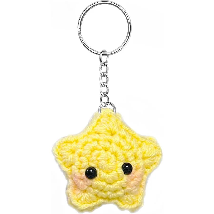 Милый брелок со звездой, вязаный крючком Kawaii, румяные звезды для ключей от машины Dr, кошелек ручной работы, сумка, подвески, брелок для ключей, подарки для женщин
Милый брелок со звездой, вязаный крючком Kawaii, румяные звезды для ключей от машины Dr, кошелек ручной работы, сумка, подвески, брелок для ключей, подарки для женщин
