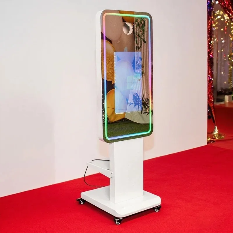 2025 Latest Trend LCD Touch Screen Photo Booth Shell Party Selfie DSLR Mirror Photo Booth Machine with Cam era Printer Option
2025 Latest Trend LCD Touch Screen Photo Booth Shell Party Selfie DSLR Mirror Photo Booth Machine with Cam era Printer Option