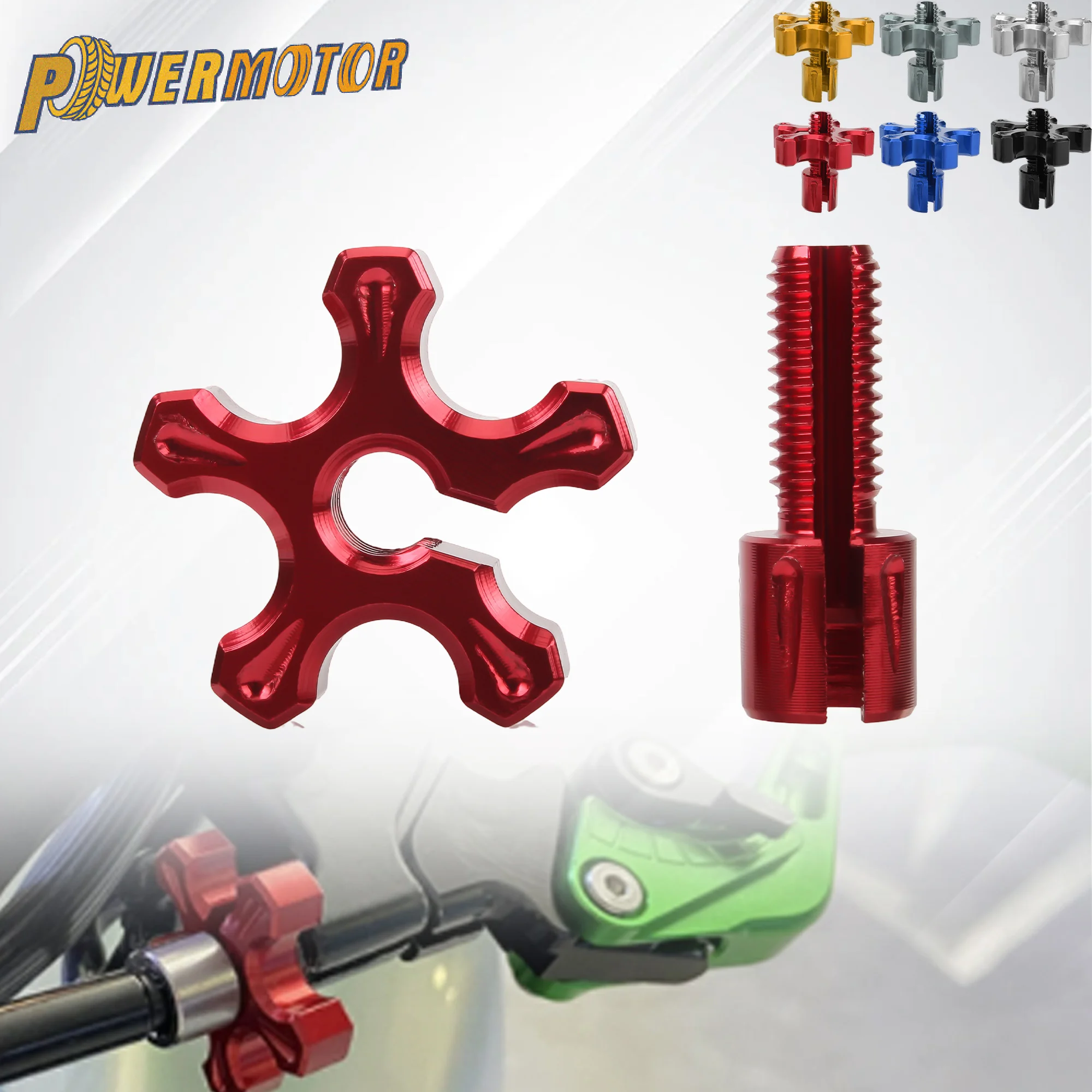 Universal Aluminum Motorcycle Brake Clutch Cable Wire Adjuster Fixed Screws For Honda Yamaha Kawasaki Suzuki Modification Parts
Universal Aluminum Motorcycle Brake Clutch Cable Wire Adjuster Fixed Screws For Honda Yamaha Kawasaki Suzuki Modification Parts