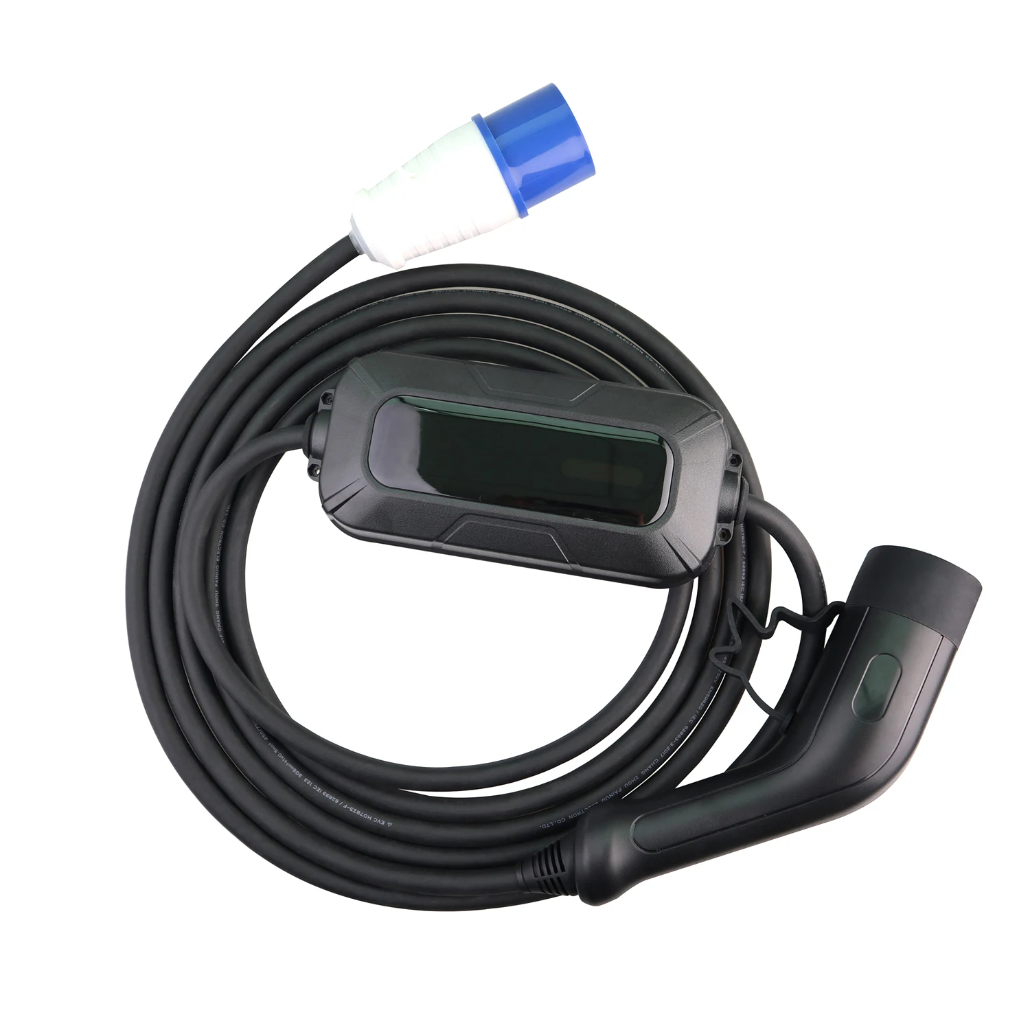 Портативное зарядное устройство для электромобилей с номиналом 32 А, тип 1, тип 2, регулируемое на 13/16/20 А, со светодиодным экраном
Портативное зарядное устройство для электромобилей с номиналом 32 А, тип 1, тип 2, регулируемое на 13/16/20 А, со светодиодным экраном