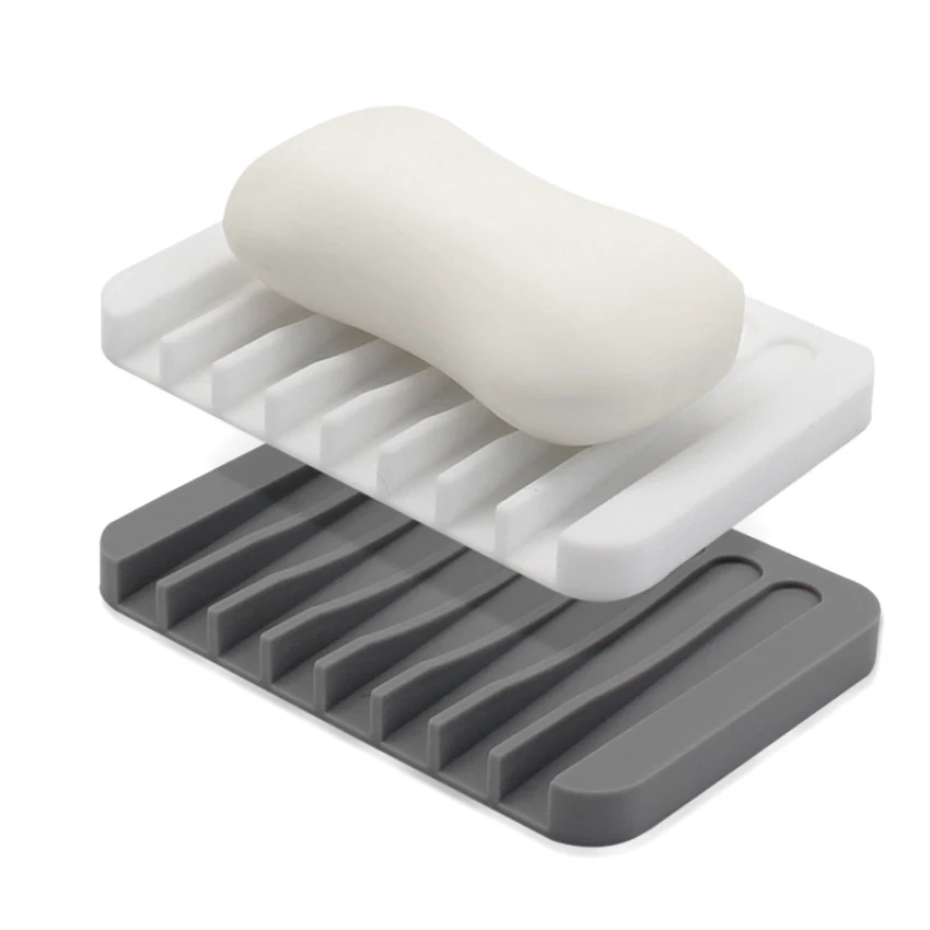 2pcs Silicone Soap Holder Creative home silicone drain soap box non-slip soap dish
2pcs Silicone Soap Holder Creative home silicone drain soap box non-slip soap dish