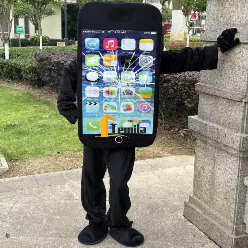 Mobile Phone Cosplay Costume Advertising Phone Shop Mascot Costume Celebration Party Animal Mascot Cosplay Costumes Props
Mobile Phone Cosplay Costume Advertising Phone Shop Mascot Costume Celebration Party Animal Mascot Cosplay Costumes Props