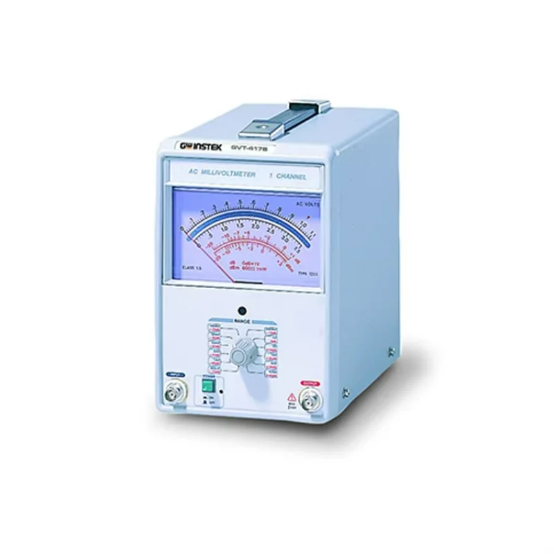 Gwinstek GVT-427B & GVT-417B Analog AC millivolt meter Low voltage measurement Dual channel
Gwinstek GVT-427B & GVT-417B Analog AC millivolt meter Low voltage measurement Dual channel