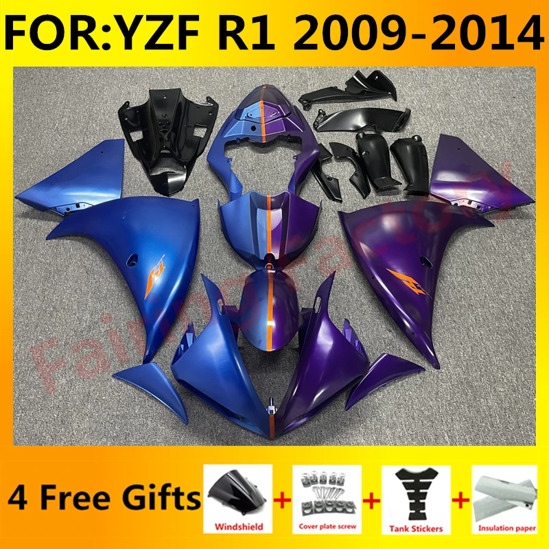 NEW ABS Motorcycle full Fairing Kit fit For YZF R1 YFZ-R1 2009 2010 2011 2012 2013 2014 Bodywork Fairings kits set blue purple
NEW ABS Motorcycle full Fairing Kit fit For YZF R1 YFZ-R1 2009 2010 2011 2012 2013 2014 Bodywork Fairings kits set blue purple